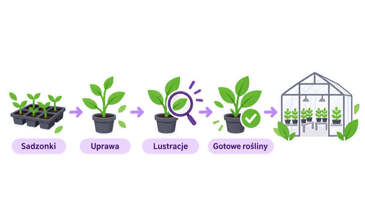 Kontrola produkcji roślin w Plants Manager