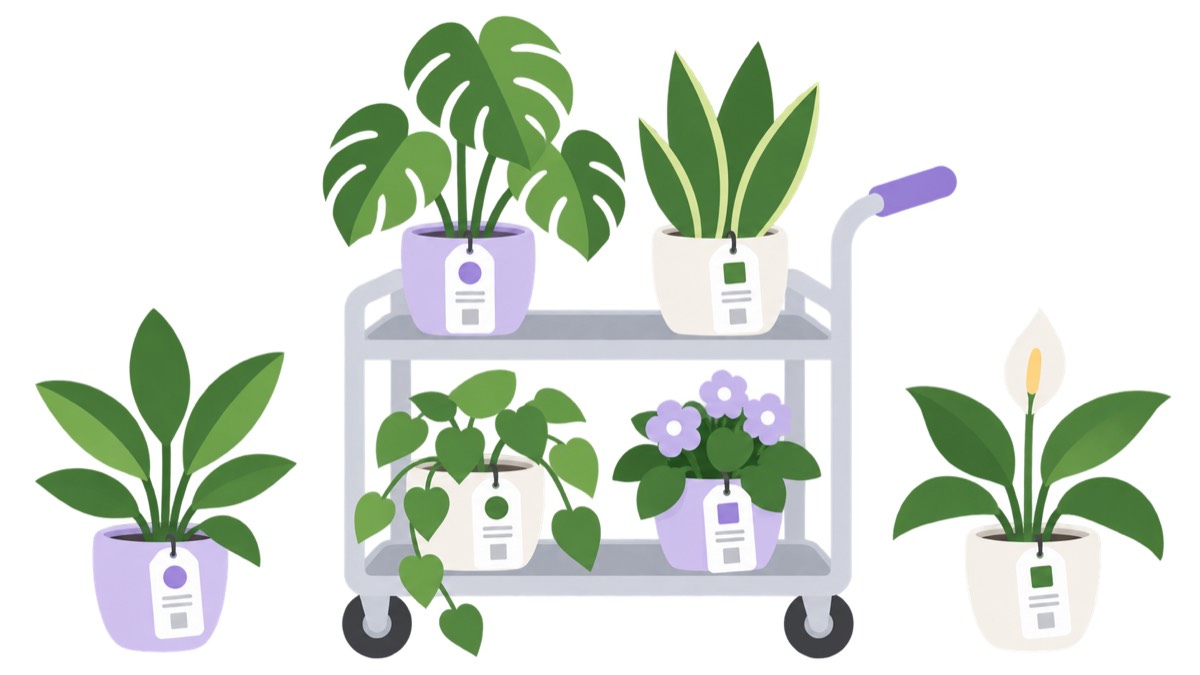 Magazyn i partie roślin w Plants Manager